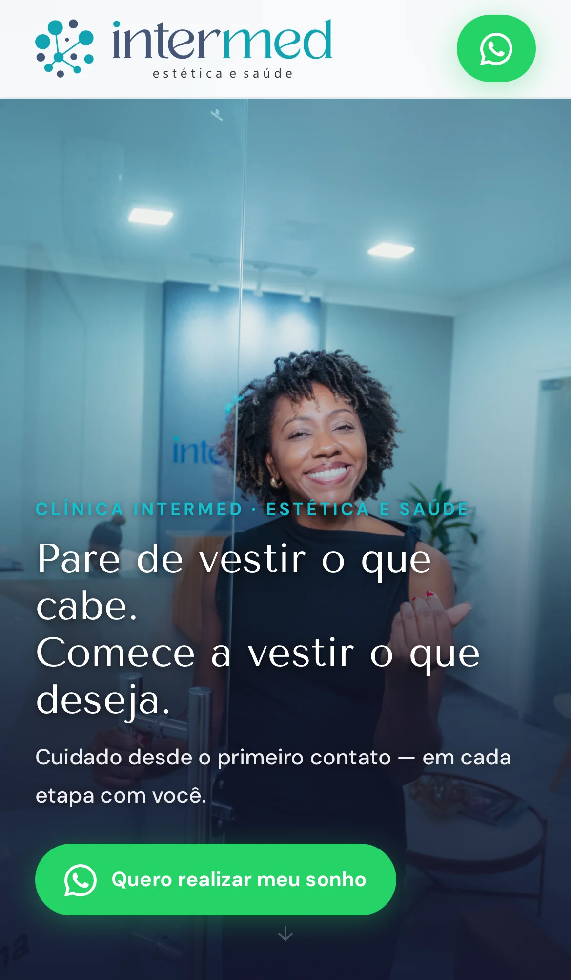 Site criado com o método